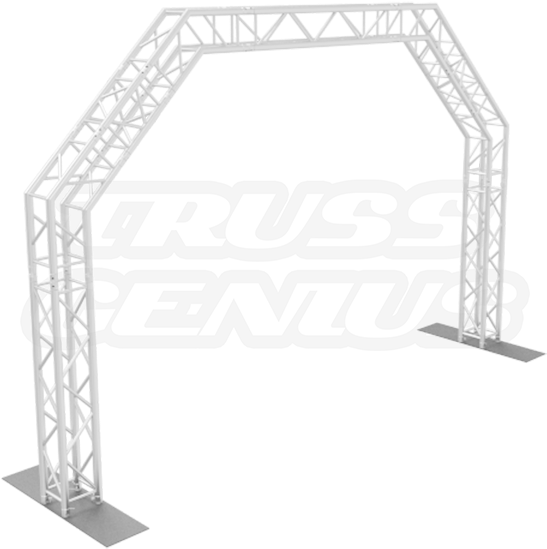 Octagon Goal Post Truss System - Global Truss Truss Totem-1.5 Truss Totem, 4.95 Ft (570x708), Png Download