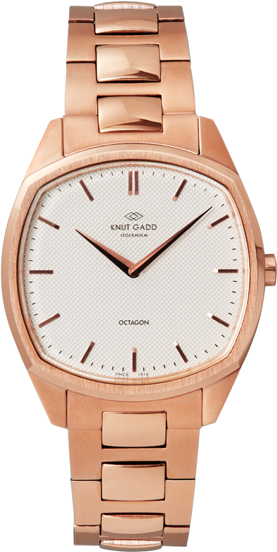 Octagon / Rose Gold / White - Fossil Q Smartwatch Ladies (800x800), Png Download