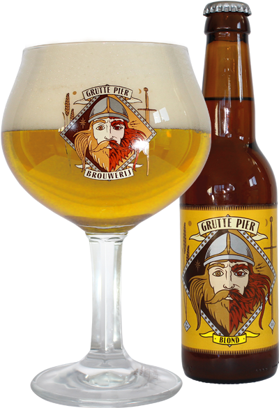 Grutte Pier Blond Groot - Grutte Pier Tripel (600x600), Png Download