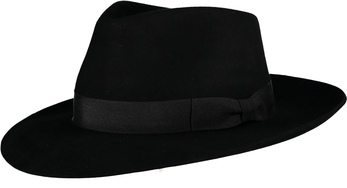 Mlg Fedora Png Black And White Download - Hat Black (1200x671), Png Download