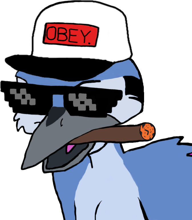 Otherhalf Naked Women Get Thousands Of Up Votes - Pyrocynical Mordecai (719x769), Png Download