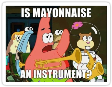 4 Posted On 8/15/2018, - Patrick Is Mayo An Instrument (375x360), Png Download