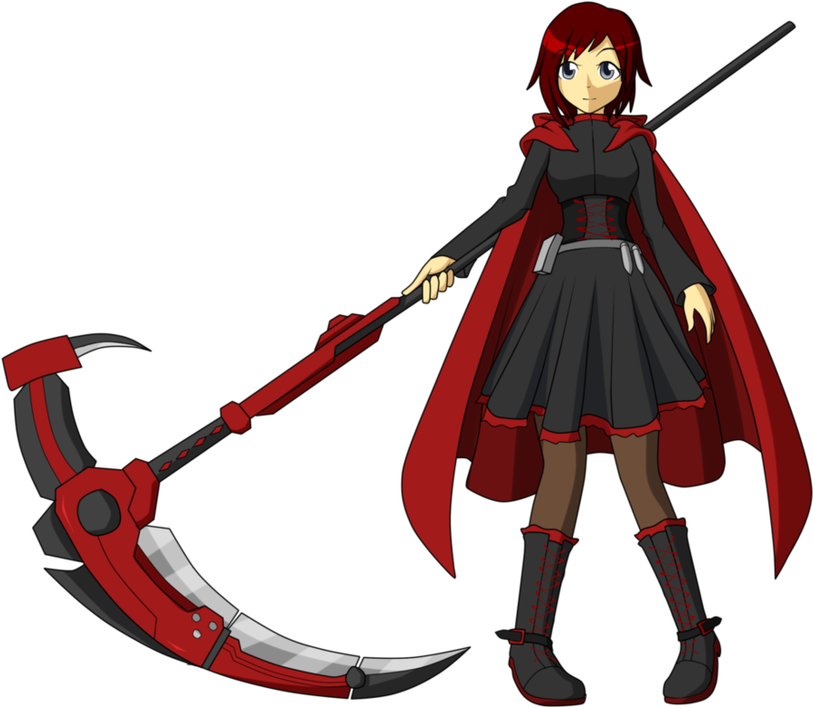 Ruby Drawing Rwby - Rwby Ruby Full Body (934x855), Png Download