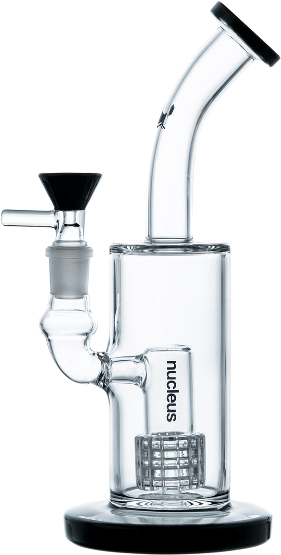 Black Leaf 4-arm Perc Bong With Ash Catcher - Bong (930x1163), Png Download
