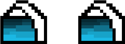 Kawaii Eyes - Pixel Art Kawaii Eye (600x230), Png Download