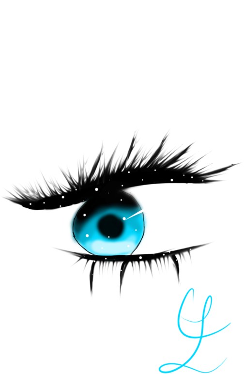 Kawaii Eye - Eyelash Extensions (670x1191), Png Download