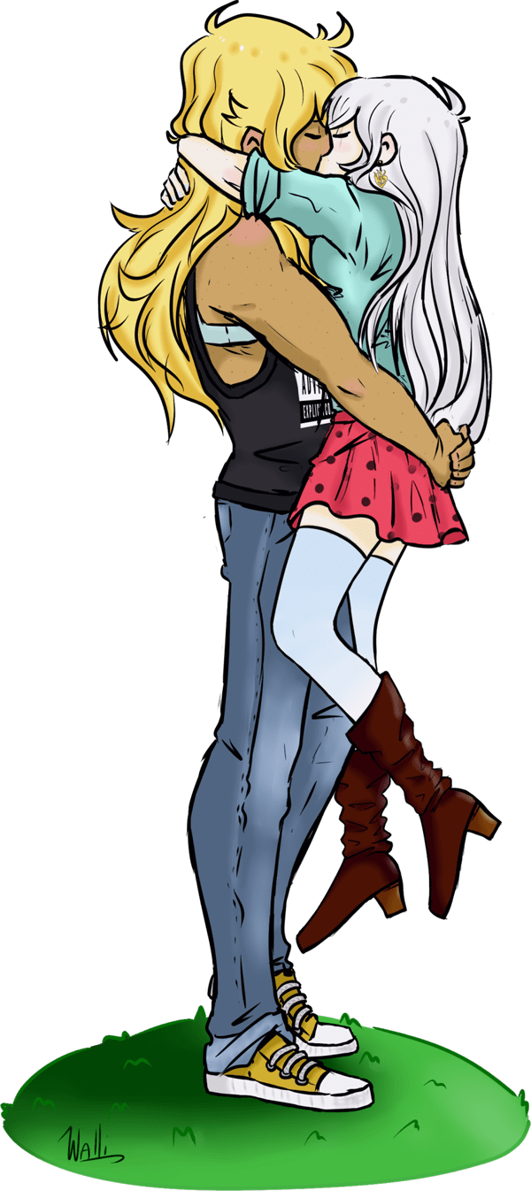 Yang X Weiss (600x1346), Png Download