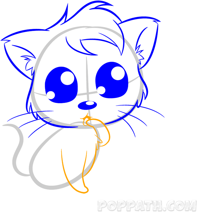 To Set Off Its Adorability, It's Complete With A Fluffy - Kitten (800x800), Png Download