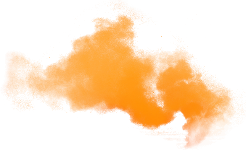 Cloud - Orange Cloud Transparent Background (831x508), Png Download
