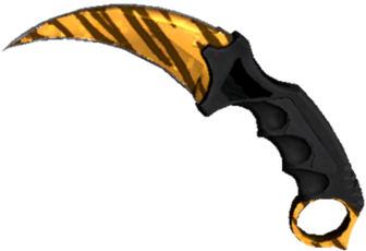 Csgo Transparent Cs Go Knife - Cs Go Karambit Tiger Tooth (420x420), Png Download