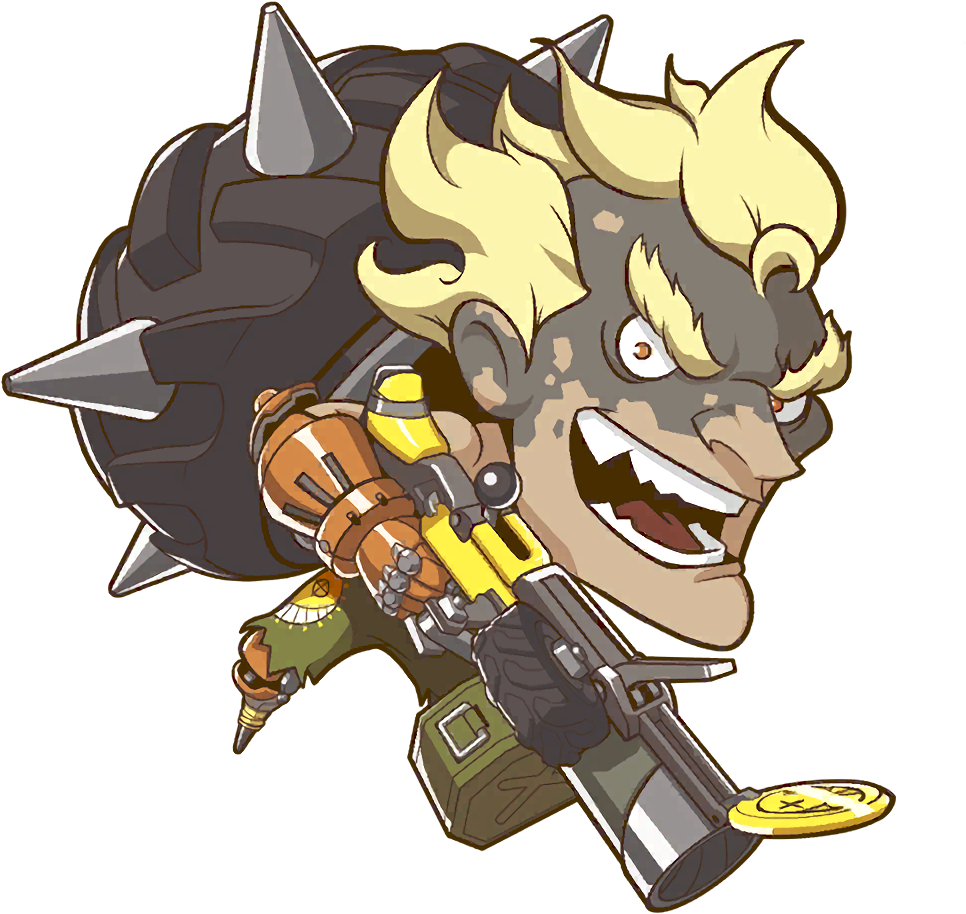 Junkrat Cute Spray Png - Overwatch Junkrat Cute Spray (1024x1024), Png Download
