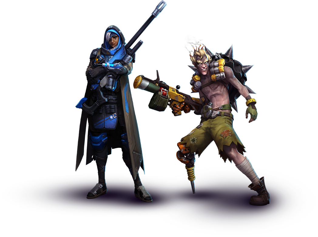 Junkrat - Overwatch Character Junk Rat (1048x782), Png Download