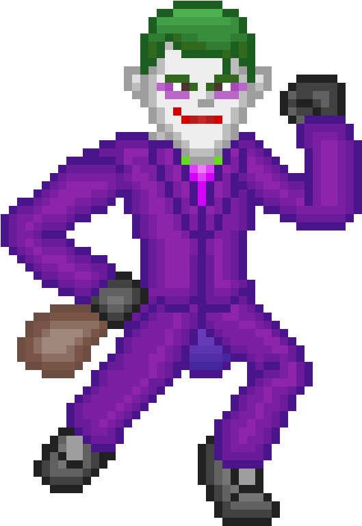 Pixel Joker (1200x1200), Png Download