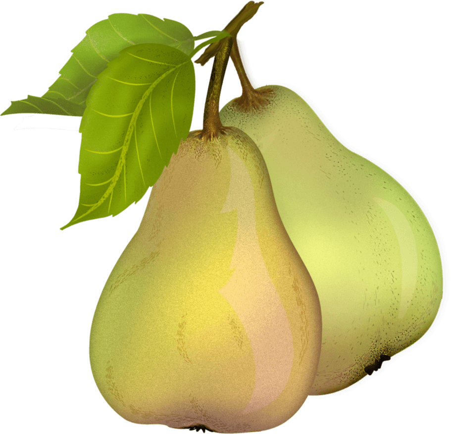 Fruits - Pear Transparent (911x878), Png Download