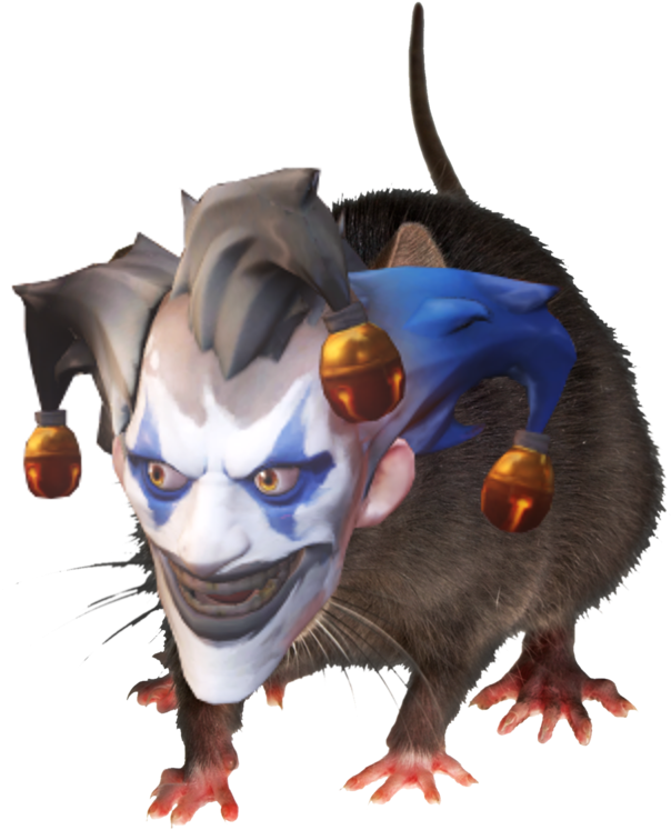 Dead Junkrat Png - Junkrat As A Rat (1024x746), Png Download