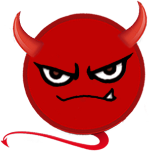 Get The Fun Devil Emoji App Now - Cartoon (408x408), Png Download