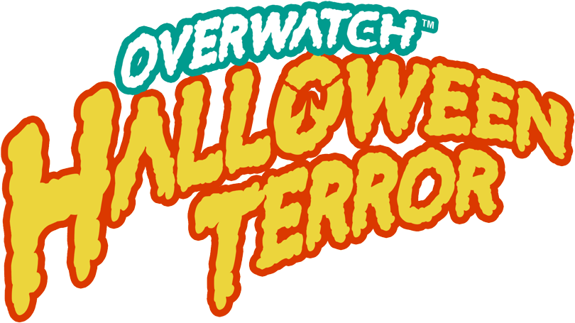 Halloween Terror Is Here - Overwatch Halloween Terror Logo (810x455), Png Download