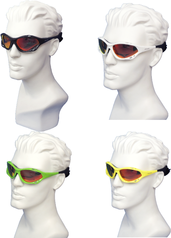 The Sunglasses For Water Sports-red Color Lens - Sunglasses (800x800), Png Download