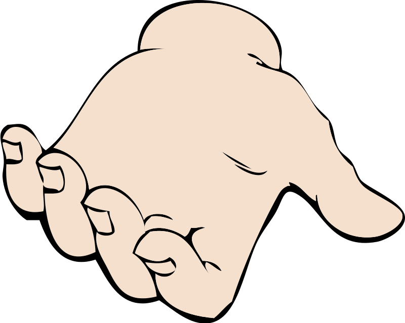 Free To Use Public Domain Hand Clip Art (800x639), Png Download
