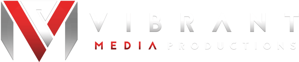 Vibrant Media Productions® - Media Production Logo Png (1030x249), Png Download