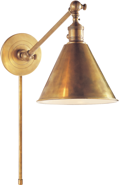 Bronze Swing Arm Library Wall Sconce (628x628), Png Download
