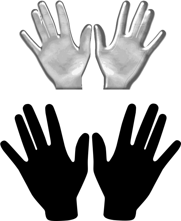 Two Hands Clip Art (635x800), Png Download