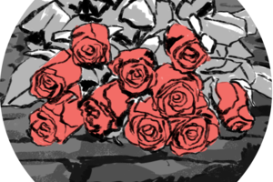 Two Ways To Read The Story - Garden Roses (300x200), Png Download