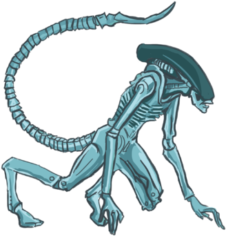 Cartoon Aliens With Tails (360x360), Png Download