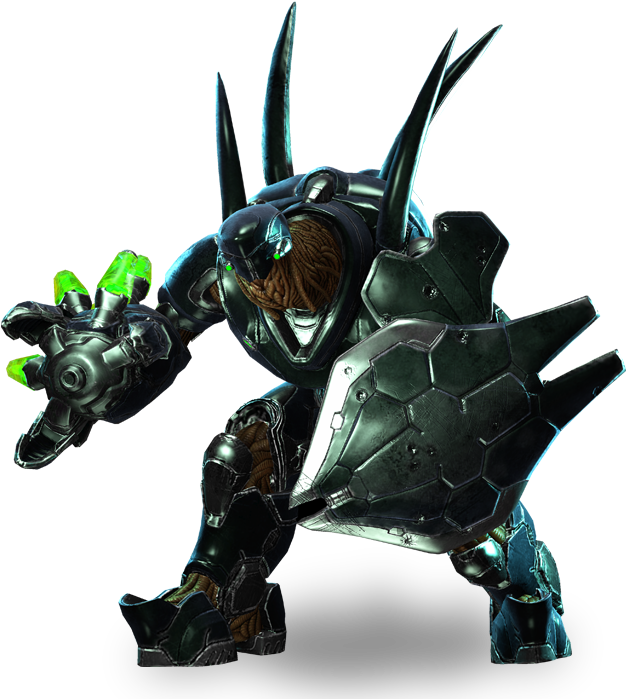 Halo Hunter And Xenomorph Queen Vs Indominus Rex - Halo Hunter (651x707), Png Download