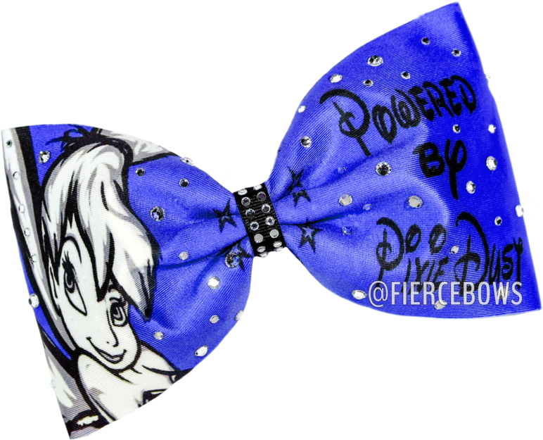 Powered By Pixie Dust® Tailless Rhinestone Bow - Pixie (800x800), Png Download