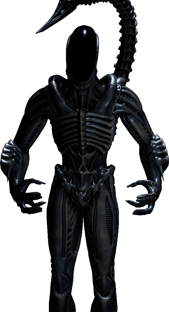 Bio - Aliens Xenomorph Mortal Kombat (584x1078), Png Download