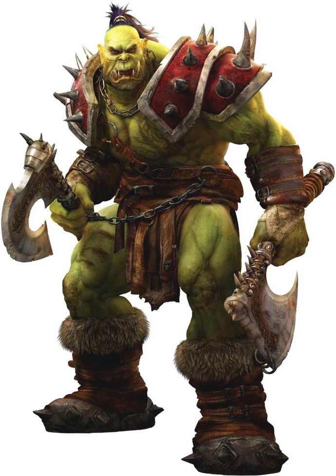 Orc - World Of Warcraft Notebook (690x976), Png Download