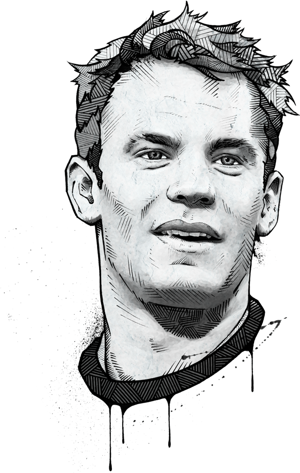 Clipart Espn Magazine Portraits On Behance - Sketch (600x857), Png Download