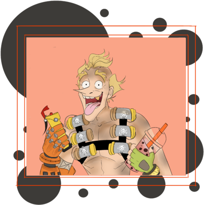 Contest Powered By Votigo - Cartoon (428x481), Png Download