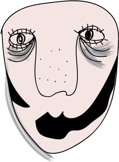 Face - Portable Network Graphics (463x576), Png Download