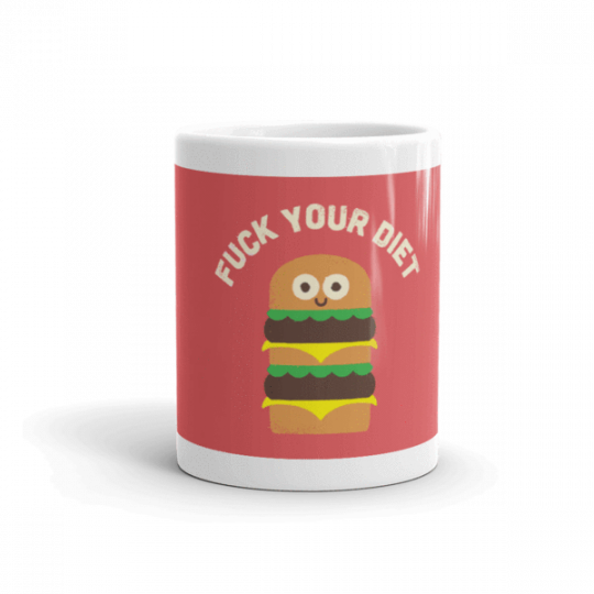 Discounting Calories Coffee Mug - Pop Art (540x540), Png Download