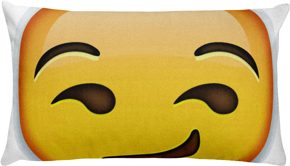 Emoji Bed Pillow Emoji (1000x1000), Png Download
