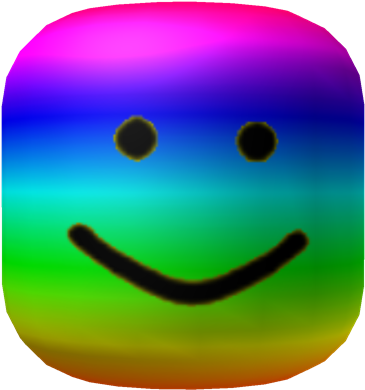 Uploads 2f1535575581359 Fct8vloio4wf 2fbighead Rainbow - Roblox Big Head Png (420x420), Png Download