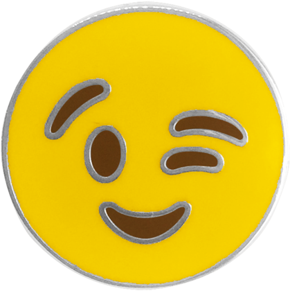 Wink Emoji Pin - Sad Face Animation (480x480), Png Download