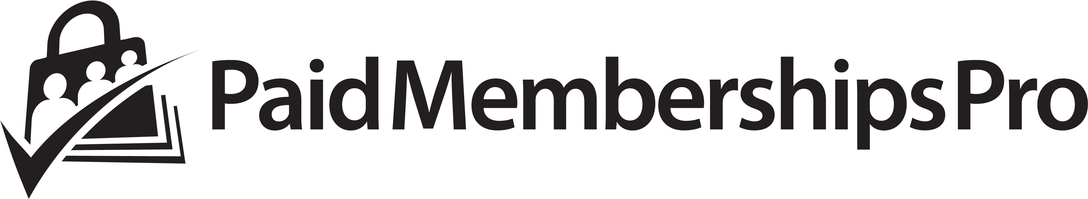 300dpi - Paid Memberships Pro Woocommerce Add (3900x825), Png Download