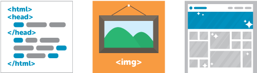 Build A Web Page - Graphic Design (600x251), Png Download