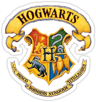 "hogwarts Crest" Stickers By Rosalind5 - Harry Potter Hogwarts House (375x360), Png Download