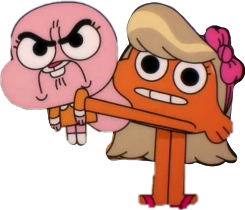 Mesenger Tumblr Stickers Png Stickers Sticker - The Amazing World Of Gumball (492x421), Png Download