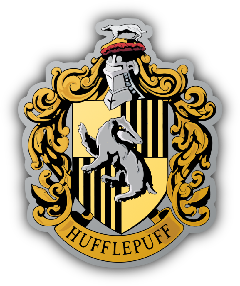 Hufflepuff House (900x1041), Png Download