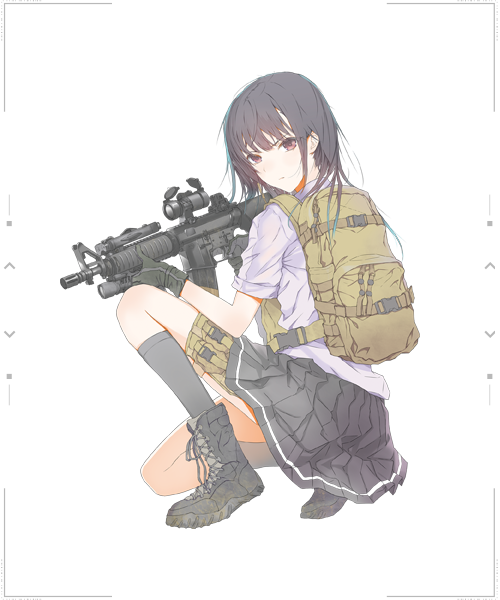 Hi, Ive Started Drawing Alot Of Fortnite Weapons - Littlearmory La005 Mk18mod0 Type (500x600), Png Download