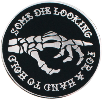 Skeleton Hand Pin - Center Cap (600x600), Png Download