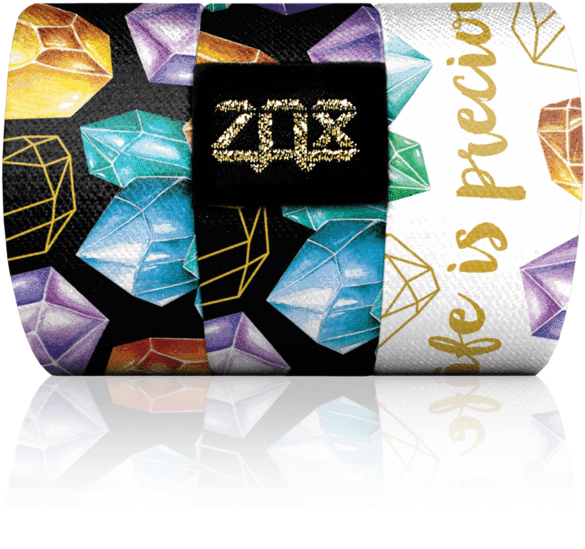 Life Is Precious - Out Here Zox Straps Wristband (640x640), Png Download