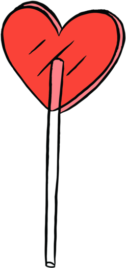 Heart Lolli - Heart Lollipop Tattoo (690x690), Png Download