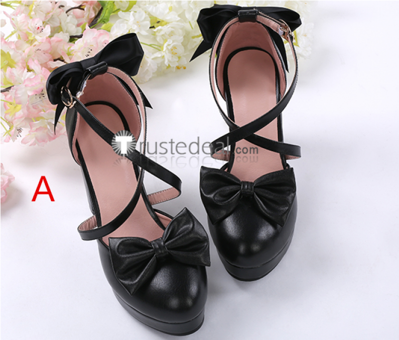 Dva Blaclcat Heels (800x1200), Png Download