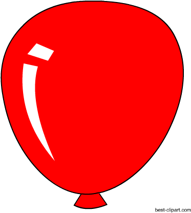 Free Red Balloon Clip Art Image - Red Balloon Clip Art (450x450), Png Download